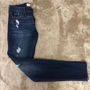 Hollister Low Rise Super Skinny Dark Wash Jean